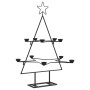 Árbol de Navidad para decoración metal negro 75 cm en Decoración Festiva y Estacional | Comprar online en Foru.es