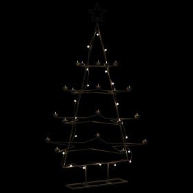 Árbol de Navidad para decoración metal negro 140 cm en Decoración Festiva y Estacional | Comprar online en Foru.es