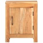 Mesita de noche de madera maciza de acacia 40x30x50 cm de vidaXL, Mesitas de noche - Ref: Foro24-320474, Precio: 87,42 €, Des...