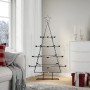 Árbol de Navidad para decoración metal negro 140 cm en Decoración Festiva y Estacional | Comprar online en Foru.es