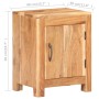 Mesita de noche de madera maciza de acacia 40x30x50 cm de vidaXL, Mesitas de noche - Ref: Foro24-320474, Precio: 87,42 €, Des...