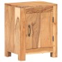 Mesita de noche de madera maciza de acacia 40x30x50 cm de vidaXL, Mesitas de noche - Ref: Foro24-320474, Precio: 87,42 €, Des...