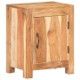 Mesita de noche de madera maciza de acacia 40x30x50 cm de vidaXL, Mesitas de noche - Ref: Foro24-320474, Precio: 87,42 €, Des...