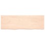 Estante de pared madera maciza roble sin tratar 180x60x(2-4) cm de vidaXL, Estantes y estanterías - Ref: Foro24-363602, Preci...