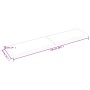 Estante de pared madera maciza roble sin tratar 220x50x(2-6) cm de vidaXL, Estantes y estanterías - Ref: Foro24-363617, Preci...