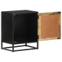 Mesita de noche de madera de mango rugosa 40x30x50 cm de vidaXL, Mesitas de noche - Ref: Foro24-323146, Precio: 97,48 €, Desc...