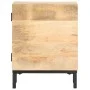 Mesita de noche de madera maciza de mango 40x30x51 cm de vidaXL, Mesitas de noche - Ref: Foro24-320225, Precio: 53,25 €, Desc...