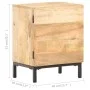 Mesita de noche de madera maciza de mango 40x30x51 cm de vidaXL, Mesitas de noche - Ref: Foro24-320225, Precio: 53,25 €, Desc...