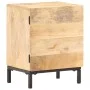 Mesita de noche de madera maciza de mango 40x30x51 cm de vidaXL, Mesitas de noche - Ref: Foro24-320225, Precio: 53,25 €, Desc...