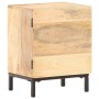 Mesita de noche de madera maciza de mango 40x30x51 cm de vidaXL, Mesitas de noche - Ref: Foro24-320225, Precio: 53,64 €, Desc...