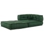 Sofá modular tela verde 70x70x54 en Decoración | Comprar online en Foru.es