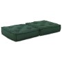 Sofá modular de tela verde 70x70x36 cm en Decoración | Comprar online en Foru.es
