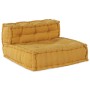 Sofá modular de tela amarillo 70x70x54 en Decoración | Comprar online en Foru.es