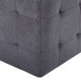 Mesitas de noche 2 uds piel de ante artificial gris 30x30x30cm de vidaXL, Mesitas de noche - Ref: Foro24-249015, Precio: 85,2...