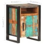 Mesita de noche de madera maciza reciclada 40x35x55 cm de vidaXL, Mesitas de noche - Ref: Foro24-321568, Precio: 165,23 €, De...