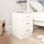 Mesitas de noche 2 uds madera contrachapada blanco 38x35x56 cm de vidaXL, Mesitas de noche - Ref: Foro24-800451, Precio: 99,3...