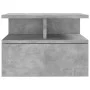 Floating bedside table 2 pcs concrete gray wood 40x31x27 cm by vidaXL, Nightstands - Ref: Foro24-800414, Price: 54,24 €, Disc...