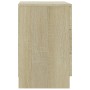 Mesitas de noche 2 uds aglomerado color roble Sonoma 38x35x56cm de vidaXL, Mesitas de noche - Ref: Foro24-800457, Precio: 102...