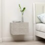 Mesita de noche madera contrachapada gris hormigón 40x30x30 cm de vidaXL, Mesitas de noche - Ref: Foro24-801061, Precio: 39,1...