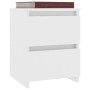 Mesita de noche madera contrachapada blanco 30x30x40 cm de vidaXL, Mesitas de noche - Ref: Foro24-800513, Precio: 41,33 €, De...