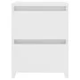 Mesita de noche madera contrachapada blanco 30x30x40 cm de vidaXL, Mesitas de noche - Ref: Foro24-800513, Precio: 42,01 €, De...