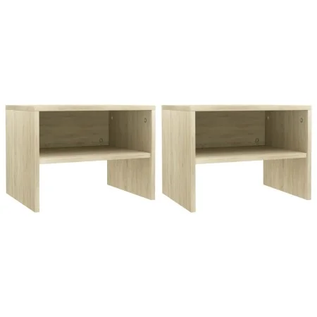 Nightstands 2 pcs oak-colored plywood 40x30x30 cm by vidaXL, Nightstands - Ref: Foro24-800070, Price: 41,56 €, Discount: %