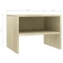 Mesitas de noche 2 uds contrachapada color roble 40x30x30 cm de vidaXL, Mesitas de noche - Ref: Foro24-800070, Precio: 41,56 ...