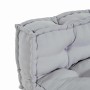 Cojín de sofá 2 pcs Gris tela en Decoración | Comprar online en Foru.es