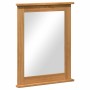 Espejo VIGO Marrón miel 55,5 x 5 x 70 cm Madera maciza de pino en Espejos | Comprar online en Foru.es