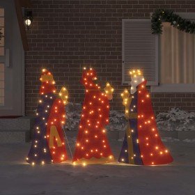 Iluminación Navideña 3 pcs Cálido 105 cm tela en Decoración Festiva y Estacional | Comprar online en Foru.es