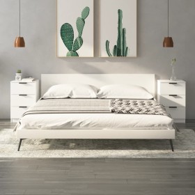 Mesitas de noche 2 unidades color blanco 40x36x65 cm de vidaXL, Mesitas de noche - Ref: Foro24-811269, Precio: 95,65 €, Descu...