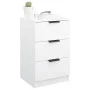 Mesitas de noche 2 unidades color blanco 40x36x65 cm de vidaXL, Mesitas de noche - Ref: Foro24-811269, Precio: 94,73 €, Descu...