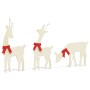 Decoración navideña reno 3 uds 90 LED blanco cálido en Decoración Festiva y Estacional | Comprar online en Foru.es