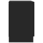 Mesitas de noche 2 unidades aglomerado negro 38x35x56 cm de vidaXL, Mesitas de noche - Ref: Foro24-800453, Precio: 90,48 €, D...