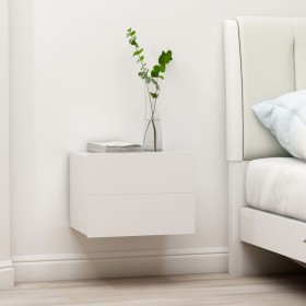 Mesita de noche madera contrachapada blanco 40x30x30 cm de vidaXL, Mesitas de noche - Ref: Foro24-801053, Precio: 38,25 €, De...