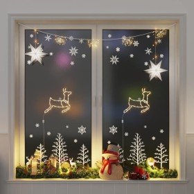 Luces de Navidad Silueta de Reno 2 piezas 35 LEDs blanco cálido en Decoración Festiva y Estacional | Comprar online en Foru.es