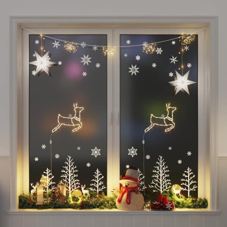 Luces de Navidad Silueta de Reno 2 piezas 35 LEDs blanco cálido en Decoración Festiva y Estacional | Comprar online en Foru.es