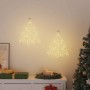 Luces de Navidad Silueta de Árbol 2 piezas 50LEDs blanco cálido en Decoración Festiva y Estacional | Comprar online en Foru.es