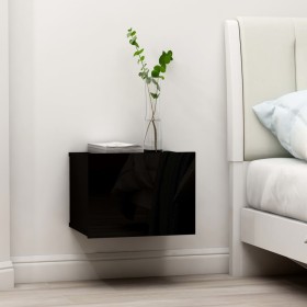 Mesita de noche madera contrachapada negro 40x30x30 cm de vidaXL, Mesitas de noche - Ref: Foro24-801055, Precio: 39,86 €, Des...
