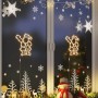 Luces de Navidad Santa Silueta 2 piezas 35 LEDs blanco cálido en Decoración Festiva y Estacional | Comprar online en Foru.es