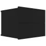 Mesita de noche madera contrachapada negro 40x30x30 cm de vidaXL, Mesitas de noche - Ref: Foro24-801055, Precio: 39,28 €, Des...