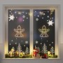 Luces de Navidad Silueta de ángel 2 piezas 50LEDs blanco cálido en Decoración Festiva y Estacional | Comprar online en Foru.es