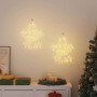 Luces de Navidad Silueta de ángel 2 piezas 50LEDs blanco cálido en Decoración Festiva y Estacional | Comprar online en Foru.es