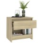 Mesitas de noche 2 uds madera contrachapada roble 40x30x39 cm de vidaXL, Mesitas de noche - Ref: Foro24-803450, Precio: 53,66...