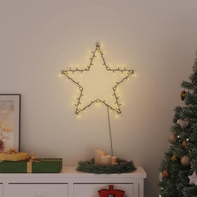 Luces de Navidad Silueta de Estrella 80 LEDs blanco cálido en Decoración Festiva y Estacional | Comprar online en Foru.es