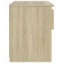 Mesitas de noche 2 uds madera contrachapada roble 40x30x39 cm de vidaXL, Mesitas de noche - Ref: Foro24-803450, Precio: 53,66...
