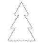 Luces de Navidad Silueta de Árbol 115 LEDs blanco cálido en Decoración Festiva y Estacional | Comprar online en Foru.es