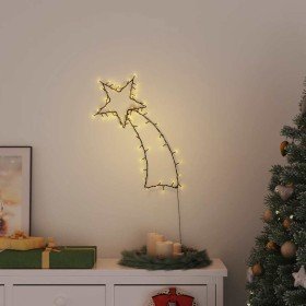 Luces de Navidad Estrella Fugaz Silueta 80 LEDs blanco cálido en Decoración Festiva y Estacional | Comprar online en Foru.es