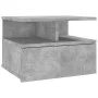 Mesita de noche flotante madera gris hormigón 40x31x27 cm de vidaXL, Mesitas de noche - Ref: Foro24-800413, Precio: 50,72 €, ...