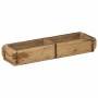 Bandeja 4 pcs Marrón 57 x 15 x 9 cm Madera sólida recuperada en Organización y almacenamiento | Comprar online en Foru.es